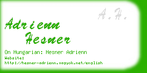 adrienn hesner business card